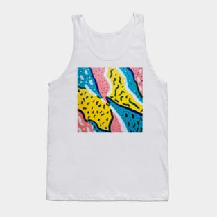 Colorful Abstract Butterfly Tank Top
